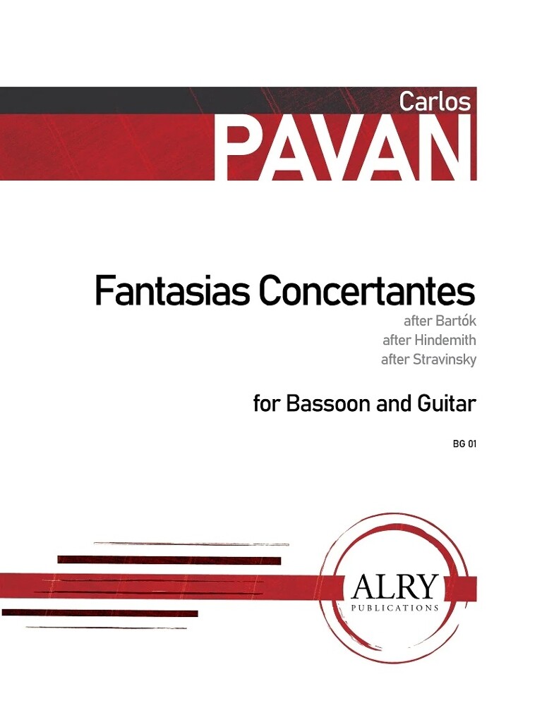 Fantasias Concertantes for Bassoon and Guitar (PAVAN CARLOS)
