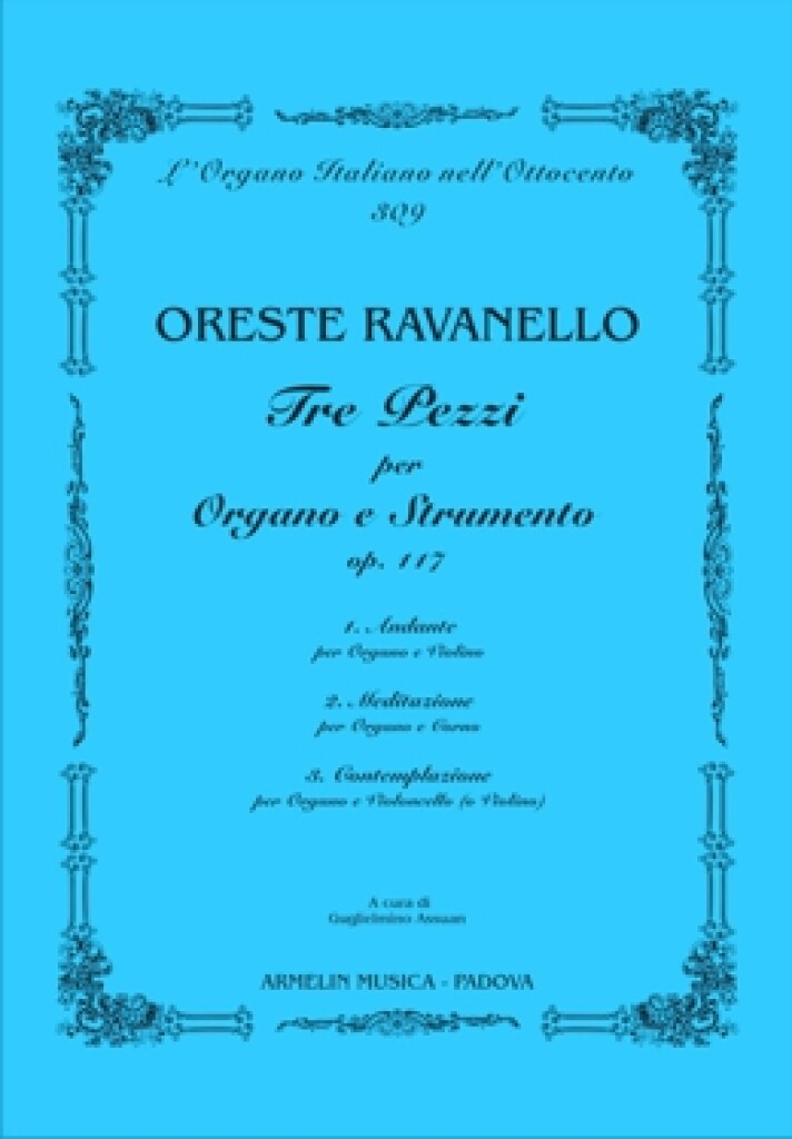Tre pezzi per organo e strumento, op 117 (RAVANELLO ORESTE)