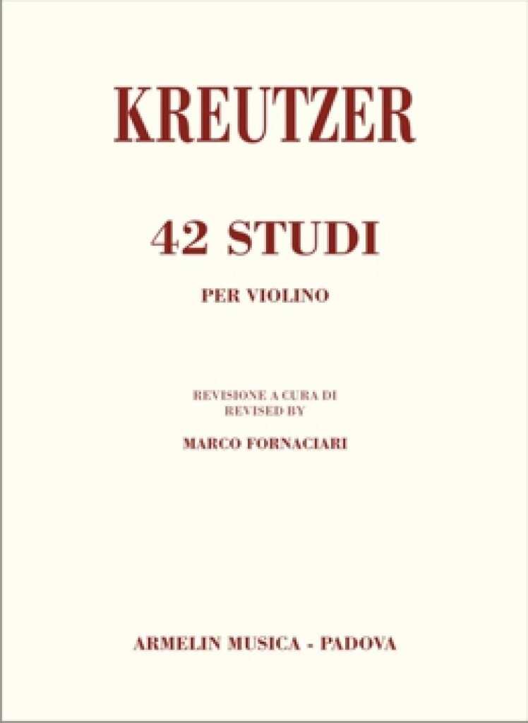 42 Studi per Violino (KREUTZER RODOLPHE)