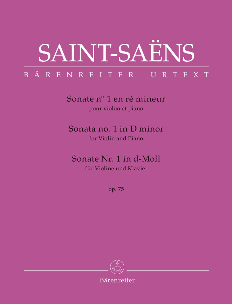 Sonate Nr. 1 in d-Moll op. 75 (SAINT-SAENS CAMILLE)