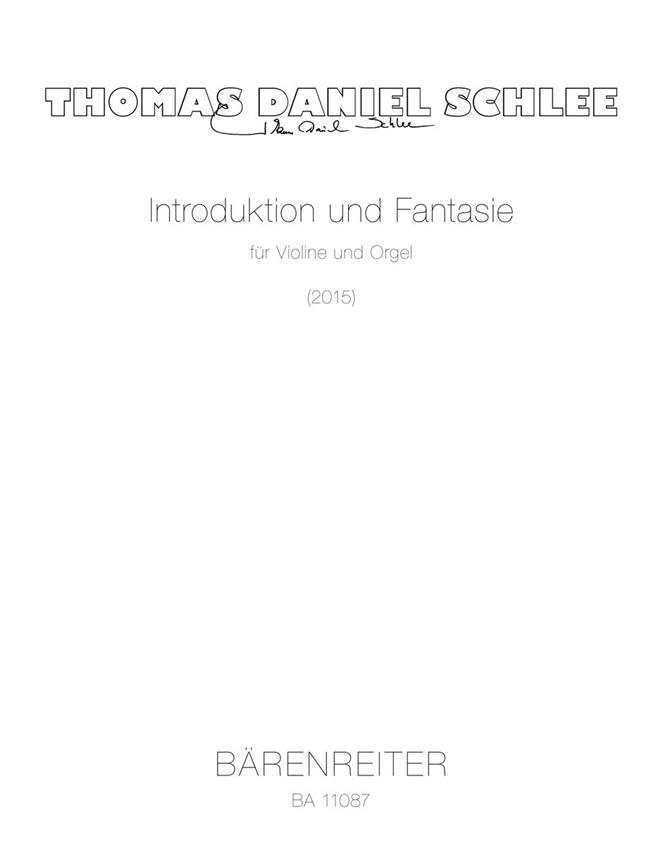 Introduktion und Fantasie (SCHLEE THOMAS DANIEL)