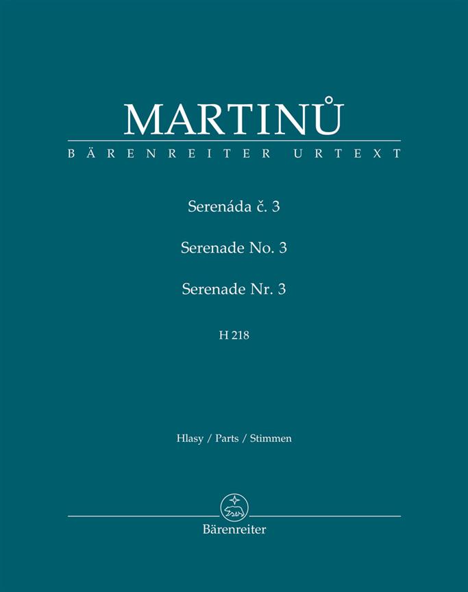 Serenade no. 3 H 218 (MARTINU BOHUSLAV)