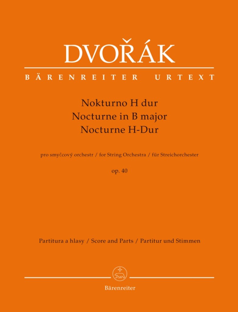 Nocturne for String Orchestra in B major Op. 40 (DVORAK ANTONIN)