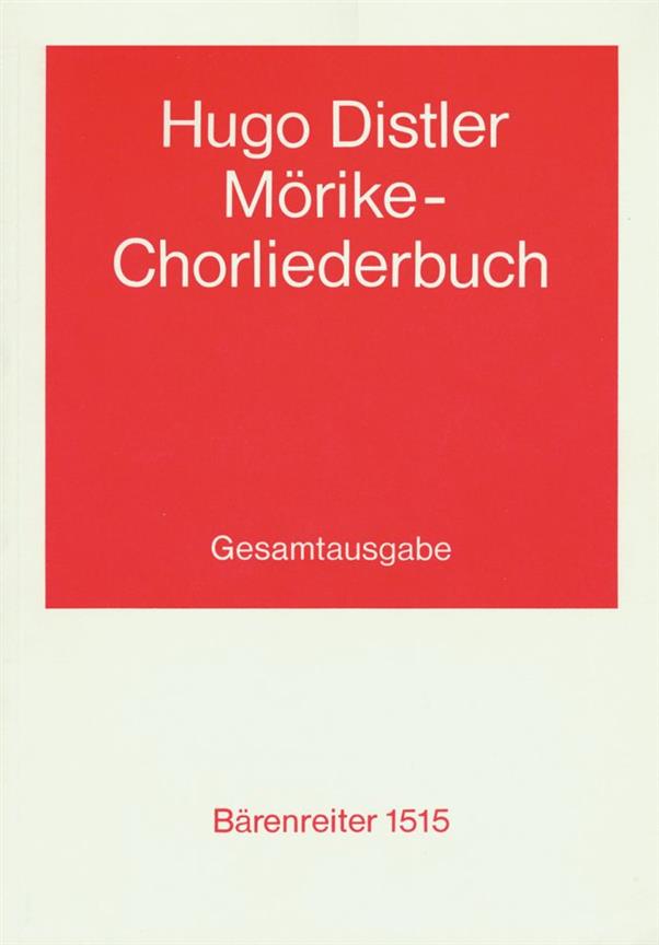 Mörike-Chorliederbuch (1938/39) - Gesamtausgabe