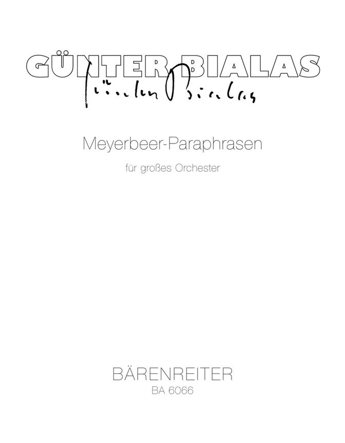 Meyerbeer-Paraphrasen (1971)