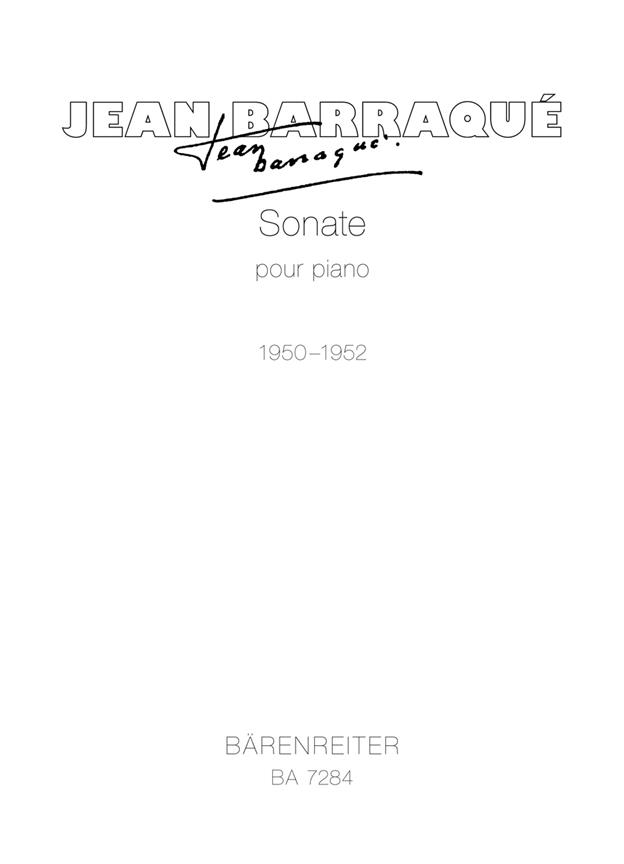 Sonate Pour Piano (1950-1952)