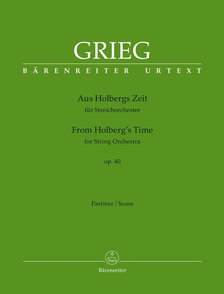 Aus Holbergs Zeit Op. 40 (GRIEG EDVARD)