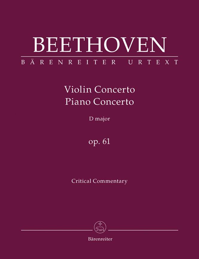 Konzert Für Violine Und Orchester / Konzert Für Piano Und Orchester