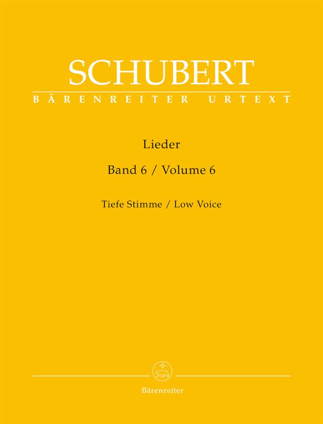 Lieder, Vol.6 (SCHUBERT FRANZ)