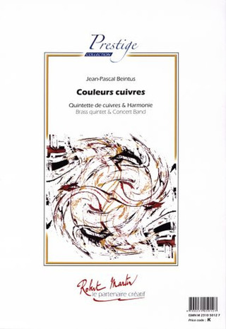 Couleurs Cuivres Pour Quintette De Cuivres Soliste Et Orchestre D'Harmonie (BEINTUS JEAN-PASCAL)