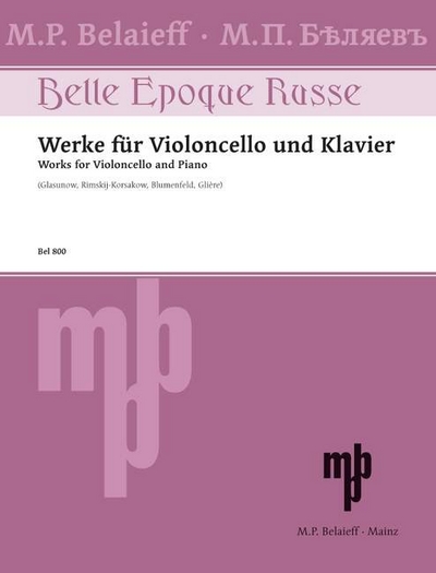 Works For Violoncello And Piano (RIMSKI-KORSAKOV NICOLAI)