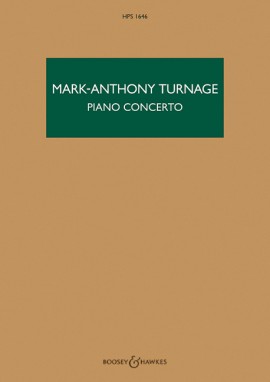Piano Concerto HPS 1646 (TURNAGE MARK-ANTHONY)