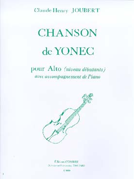 Chanson De Yonec (JOUBERT CLAUDE-HENRY)