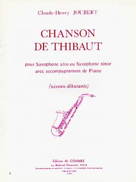 Chanson De Thibaut (JOUBERT CLAUDE-HENRY)