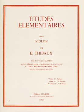 Etudes Elémentaires Vol.3 (THIBAUX E)