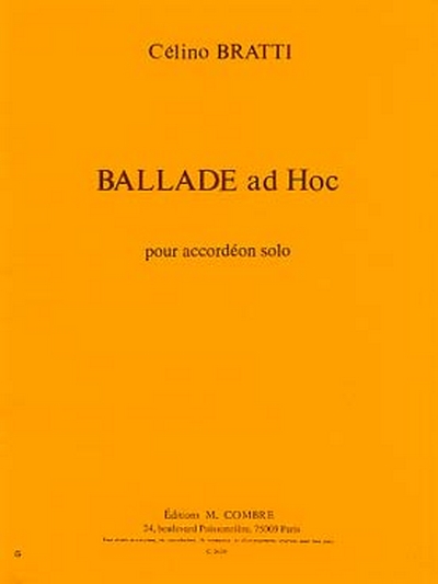 Ballade Ad Hoc (BRATTI CELINO)