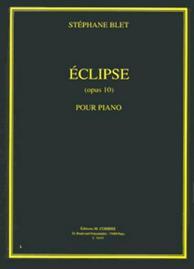Eclipse Op. 10 (BLET STEPHANE)