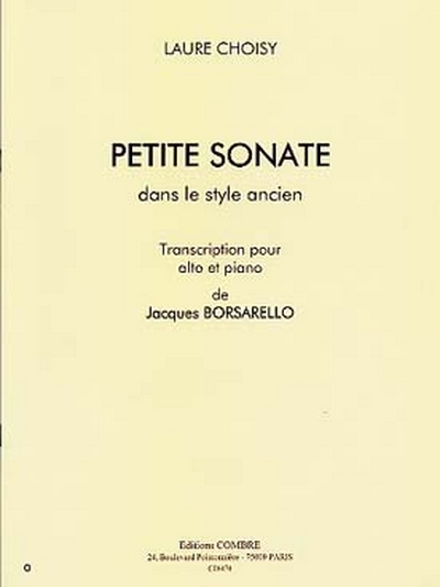 Petite Sonate (CHOISY LAURE)