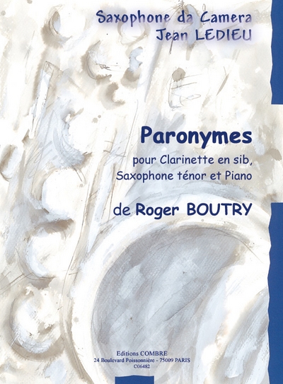 Paronymes (BOUTRY ROGER)