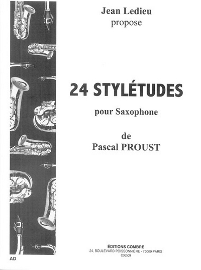 24 Stylétudes (PROUST PASCAL)