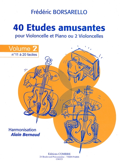 40 Etudes Amusantes - Vol.2 - 11 A 20 (BORSARELLO FREDERIC)