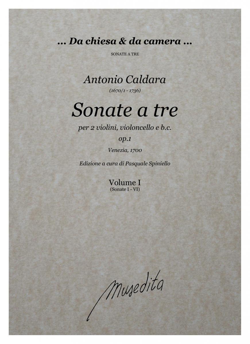 Sonate A Tre Op. 1 (CALDARA ANTONIO)