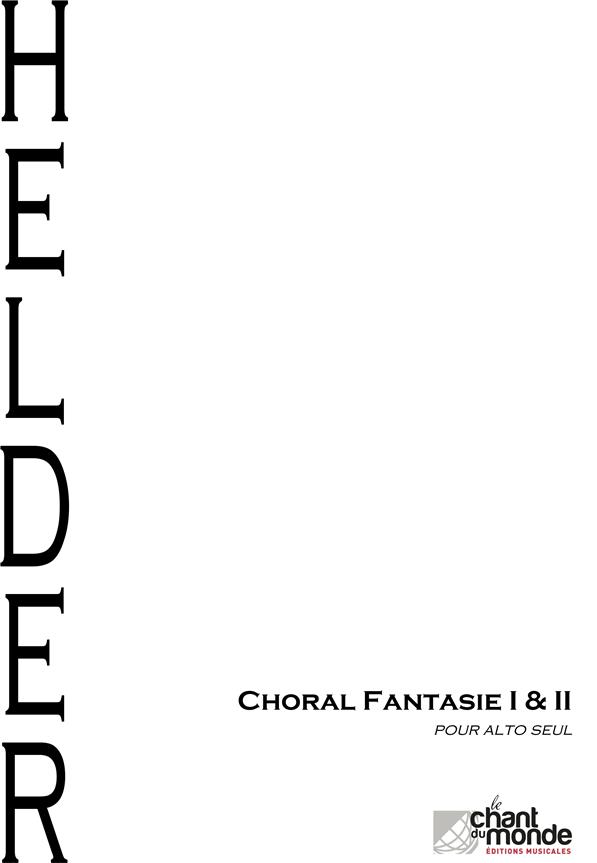 Choral-Fantasie I And II, Pour Alto Seul (HELDER MARLIJN)