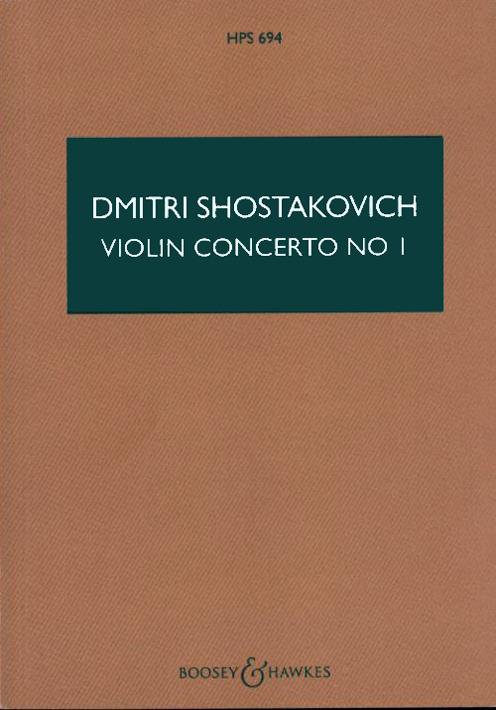 Concerto #1 Pour Violon, Op. 77 (CHOSTAKOVITCH DIMITRI)