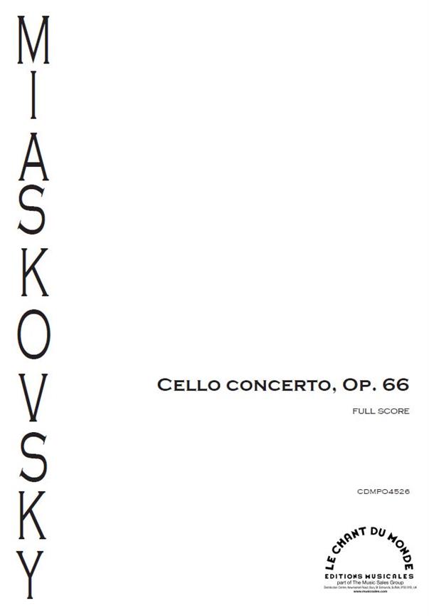 Concerto Pour Violoncelle, Op. 66 (Conducteur Seul)