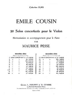 7ème Solo Concertant Fa Majeur (COUSIN EMILE)