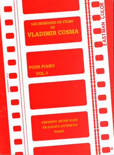 LES MUSIQUES DE FILM DE VLADIMIR VOL4 PIANO (COSMA VLADIMIR)
