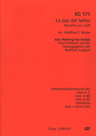 Pop-Chorbuch Zum Eg: Morning Has Broken