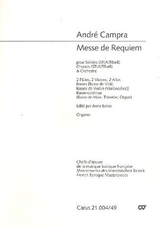 Messe De Requiem (CAMPRA ANDRE)