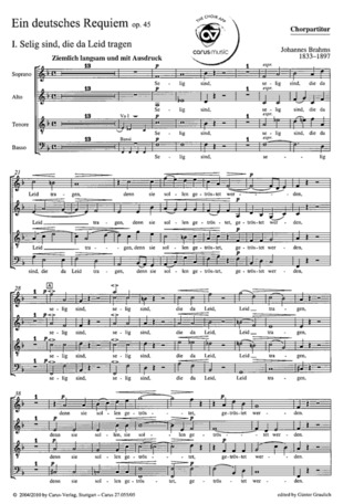 Ein Deutsches Requiem (BRAHMS JOHANNES)