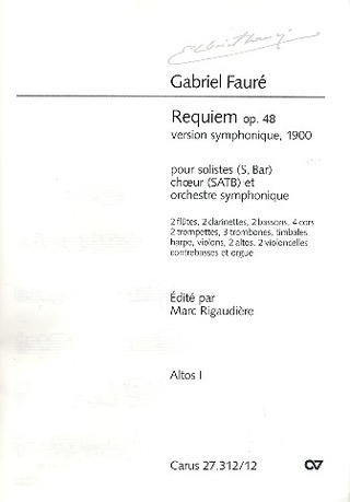 Requiem (FAURE GABRIEL)
