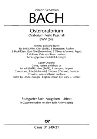 Osteroratorium (BACH JOHANN SEBASTIAN)