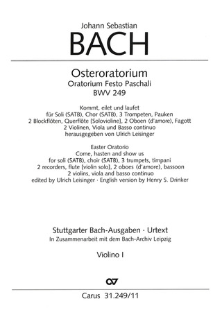 Osteroratorium (BACH JOHANN SEBASTIAN)