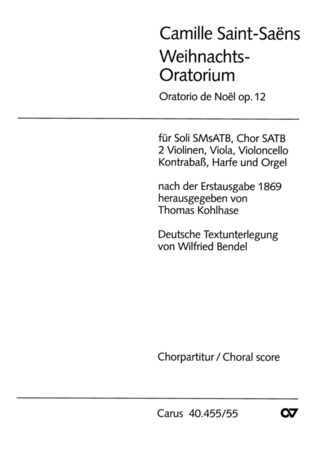 Oratorio De Noël (Weihnachtsoratorium) - Op. : 12