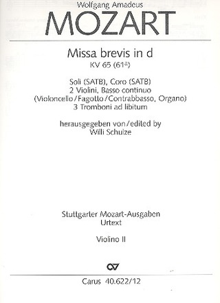 Missa Brevis In D