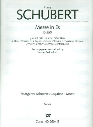 Messe In Es (SCHUBERT FRANZ)