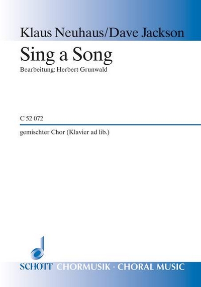 Sing A Song (NEUHAUS KLAUS / JACKSON DAVE)