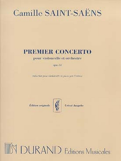 Premier Concerto Op. 33 - Pour Violoncelle Et Orchestre (L'Auteur)