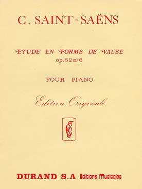 Etude Forme De Valse Piano - Op. 52 No6 (SAINT-SAENS CAMILLE)
