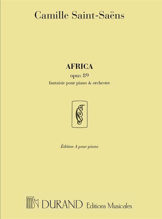 Africa Fantasie Pour Piano E Orch Op. 89