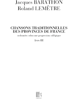 Lemetre Vol.3 Chansons Tradition.Provinces De France