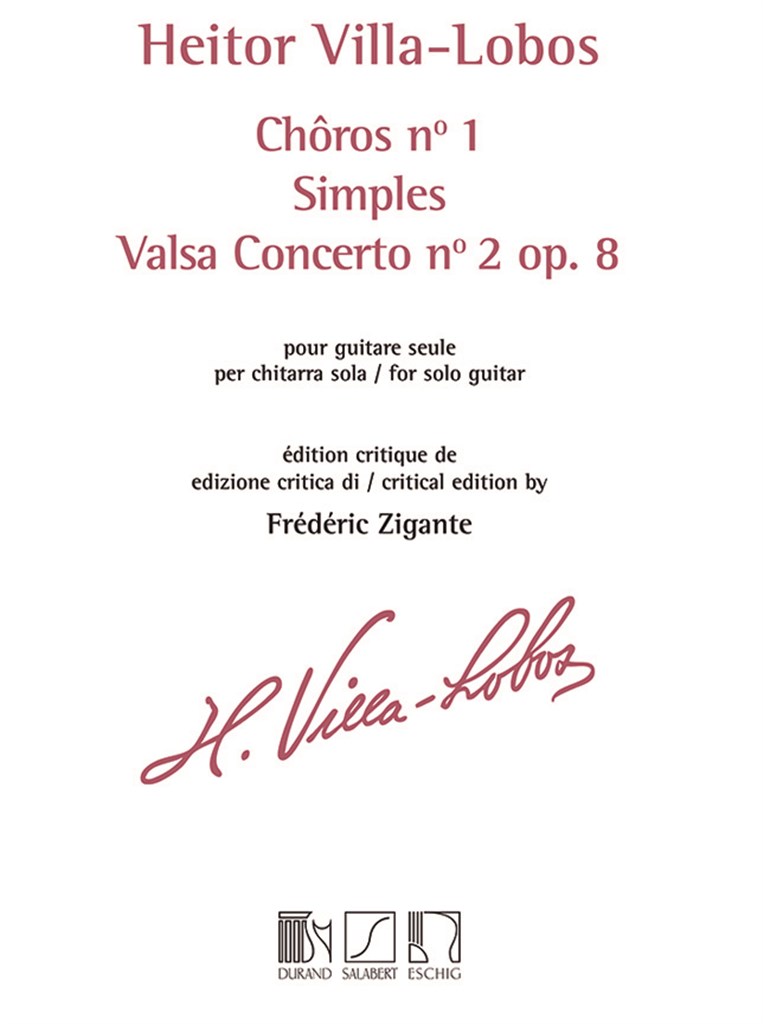CHROS NO 1 - SIMPLES - VALSA CONCERTO NO 2 OP. 8 (VILLA-LOBOS HEITOR)