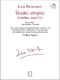 Etudes Simples - Estudios Sencillos (BROUWER LEO)