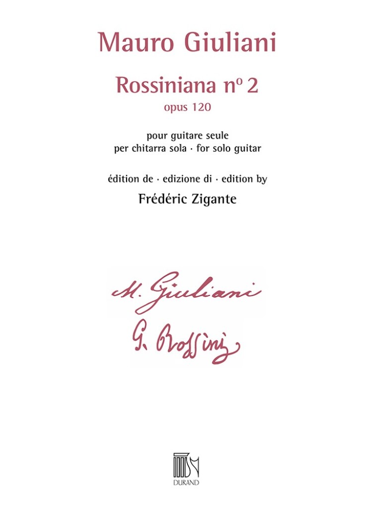 Rossiniana n° 2 (opus 120) (GIULIANI MAURO)