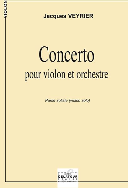 Concerto Pour Violon Et Orchestre (Partie Soliste)