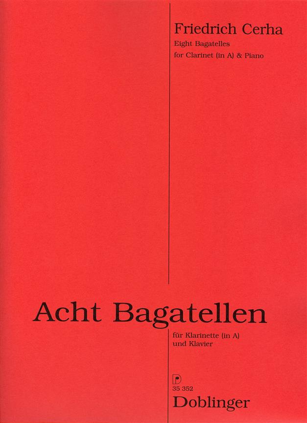 8 Bagatellen Für Klarinette (In A) Und Klavier